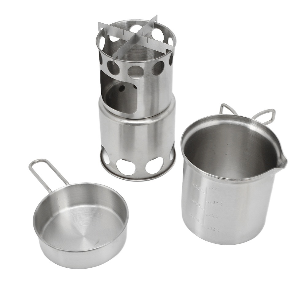 Camping Cooking Mesh - Set di pentole da campeggio in