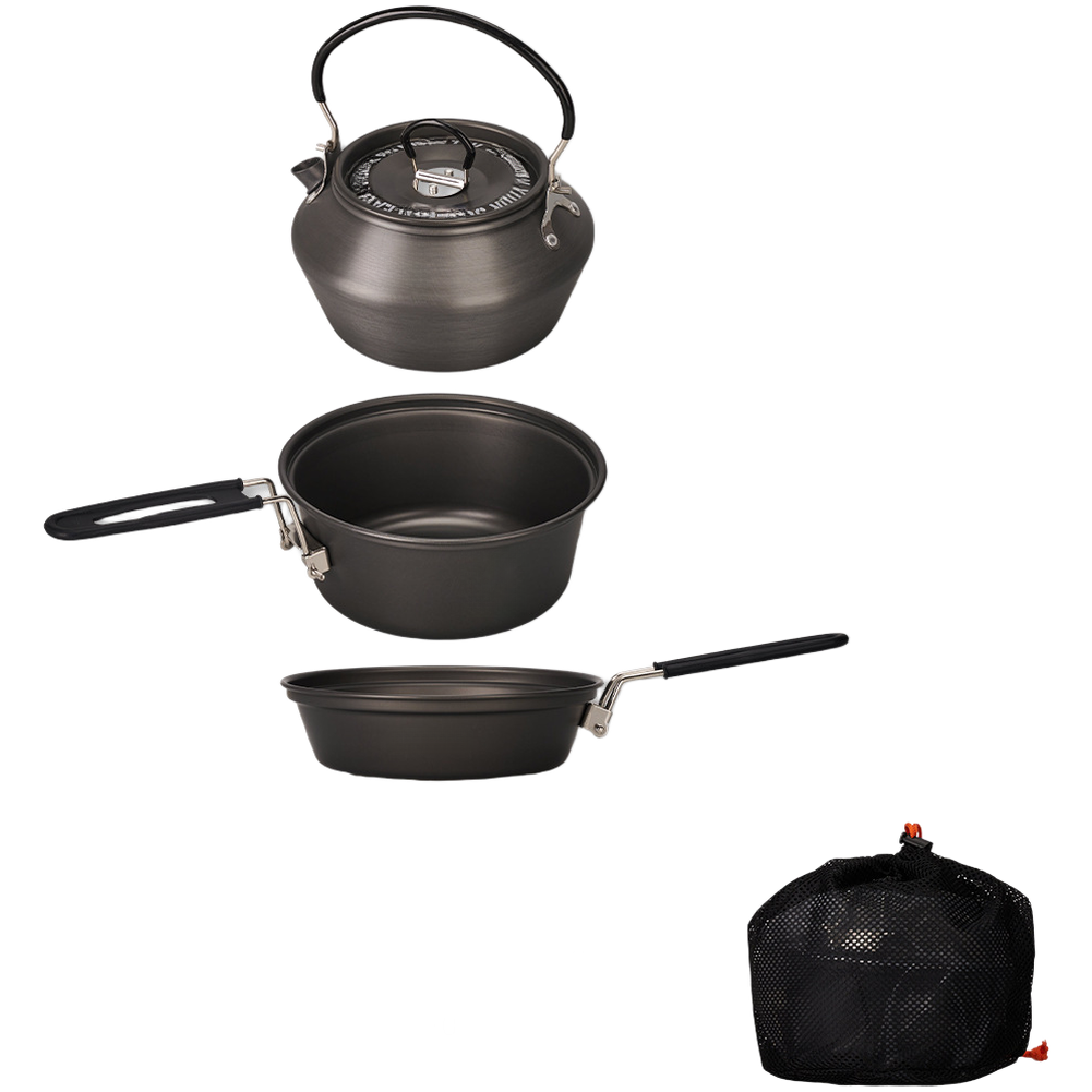 Camping Cooking Pots And Pans Set - Set di pentole da campeggio in
