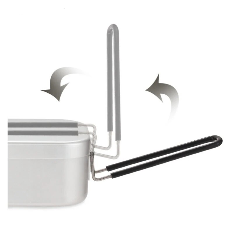 Camping Cooking Tray - 800/1400ML Scatole per il pranzo in