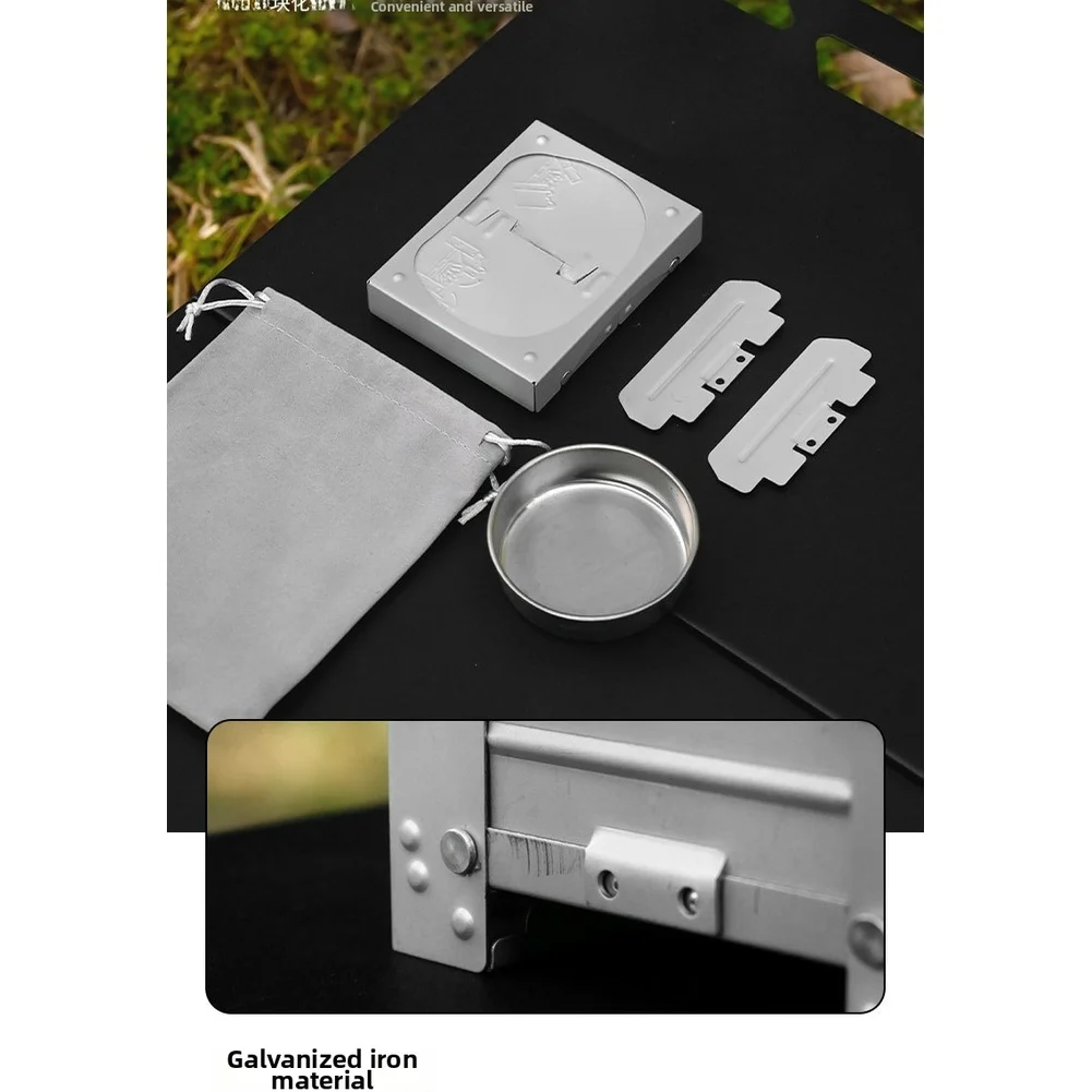 Camping Cooking Tray - Fornello Portatile Pieghevole Tedesco a Combustibile