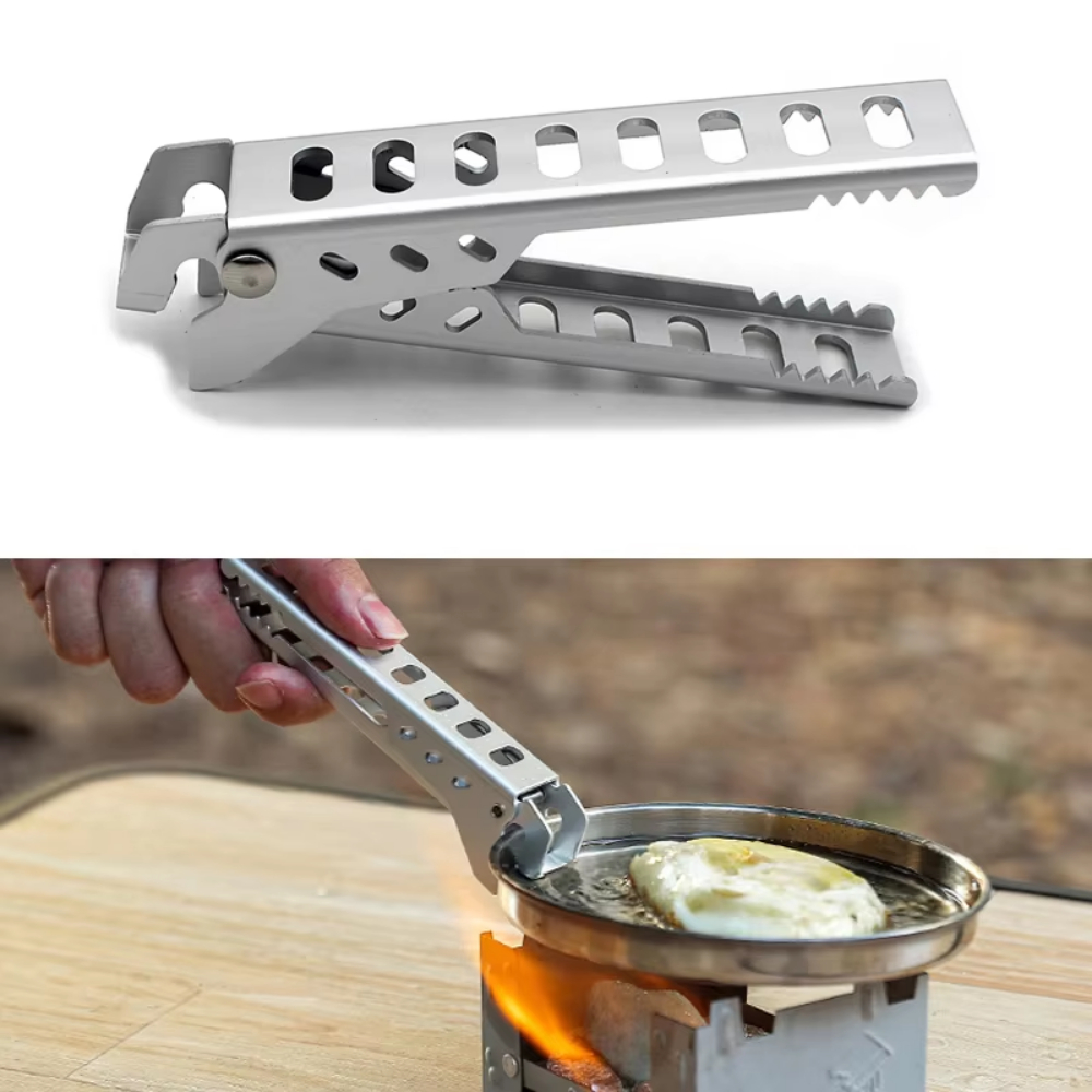 Camping Cooking Tray - Supporto per pinza per ciotola con
