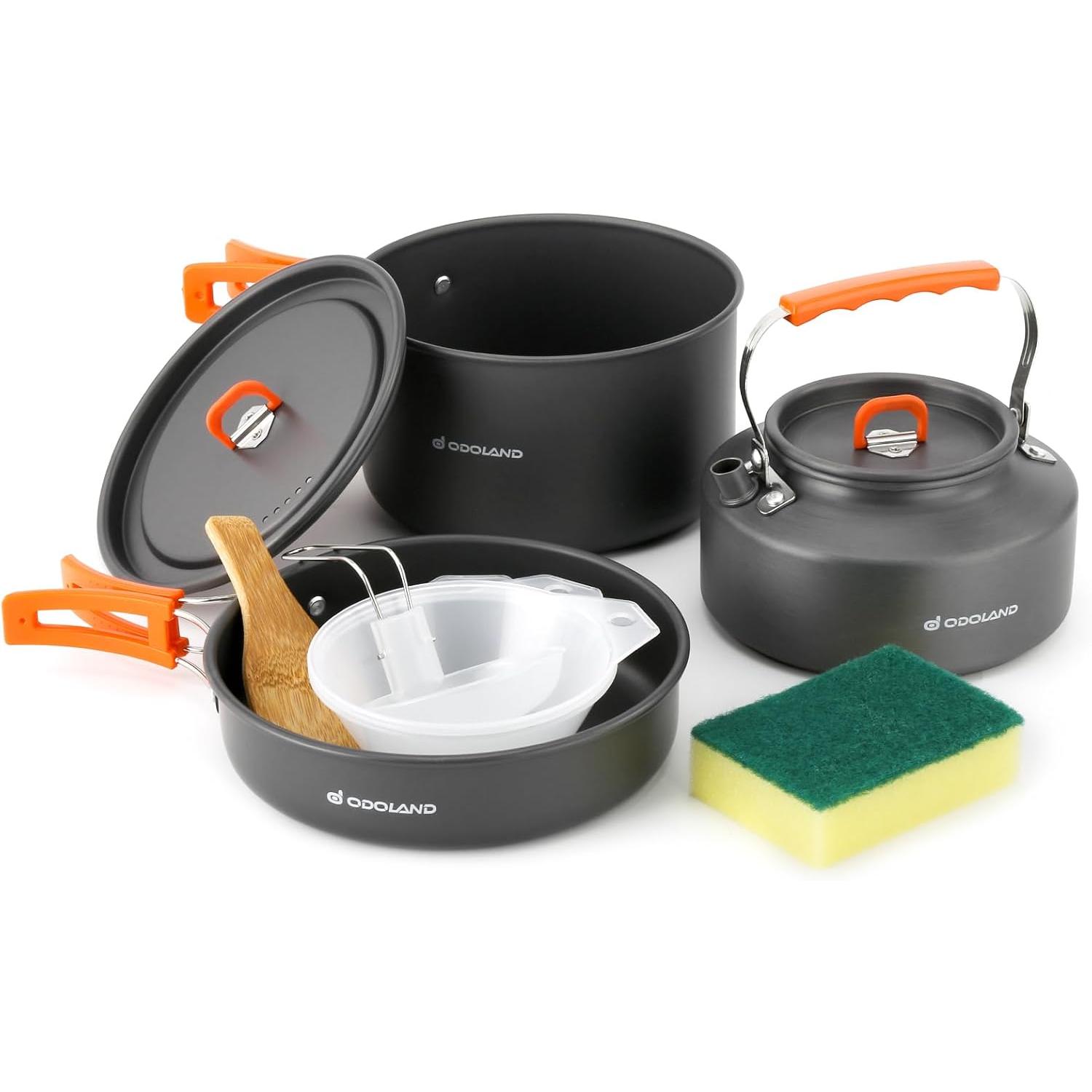 Camping Cooking Trangia - Odoland Set di 10 Pezzi di