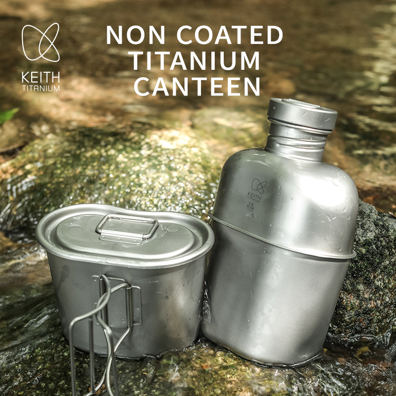 Camping Outdoor Cooking Set - KEITH Set da Cucina in Titanio