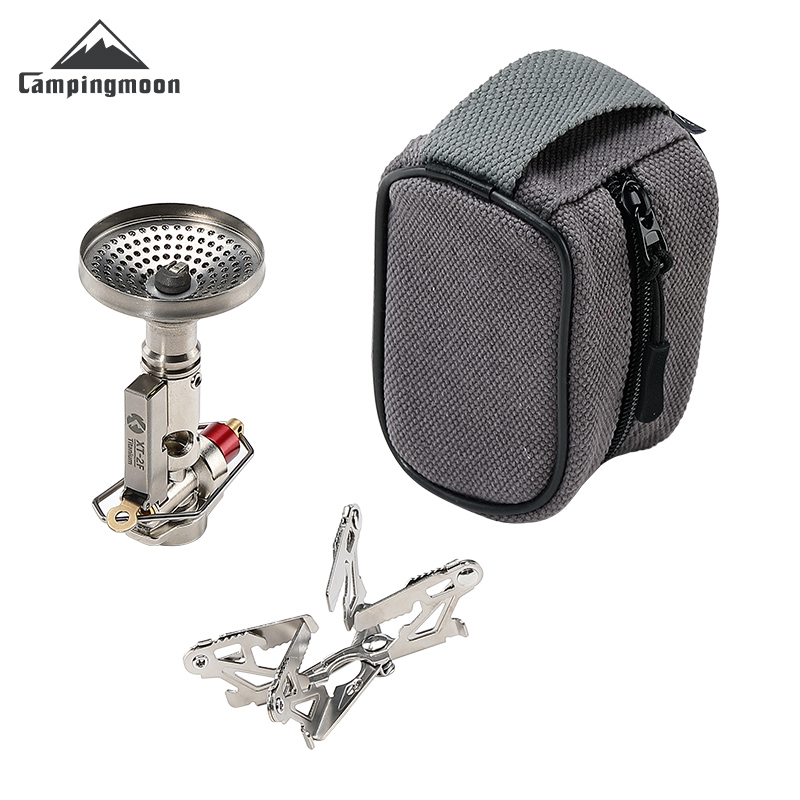 Cooking On Camping Stove - CAMPINGMOON XT-2F Xuanfeng Fornello a Razzo