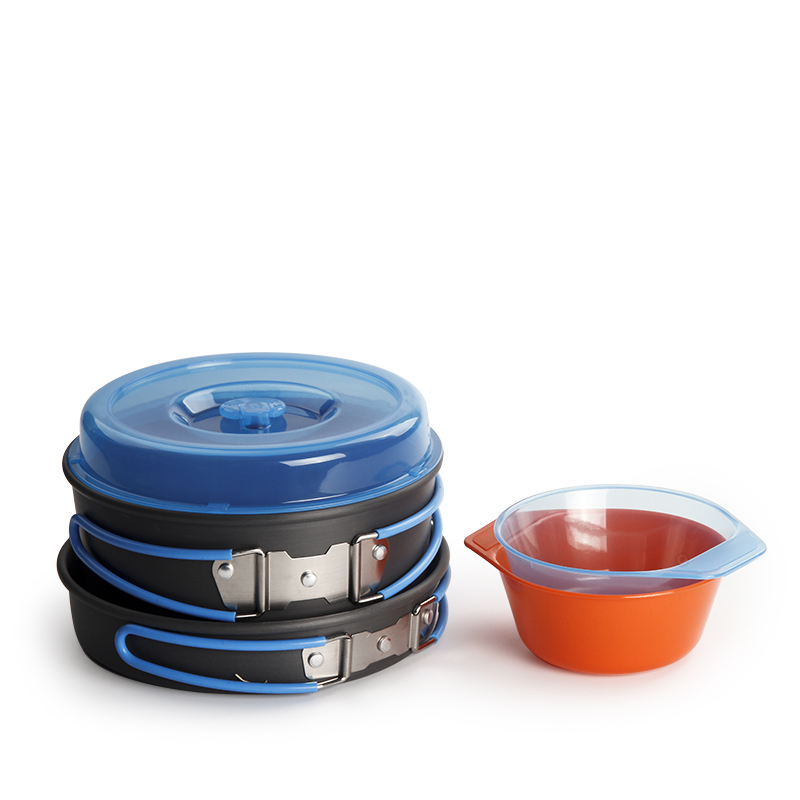 Camping Cooking Pots And Pans Set - Pentole da campeggio Zaino in spalla