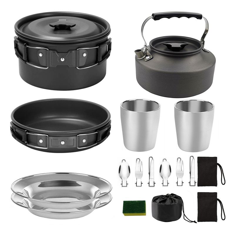 【ACQUISER】 Pentole da campeggi - Camping Outdoor Cooking Set recensione e prezzo