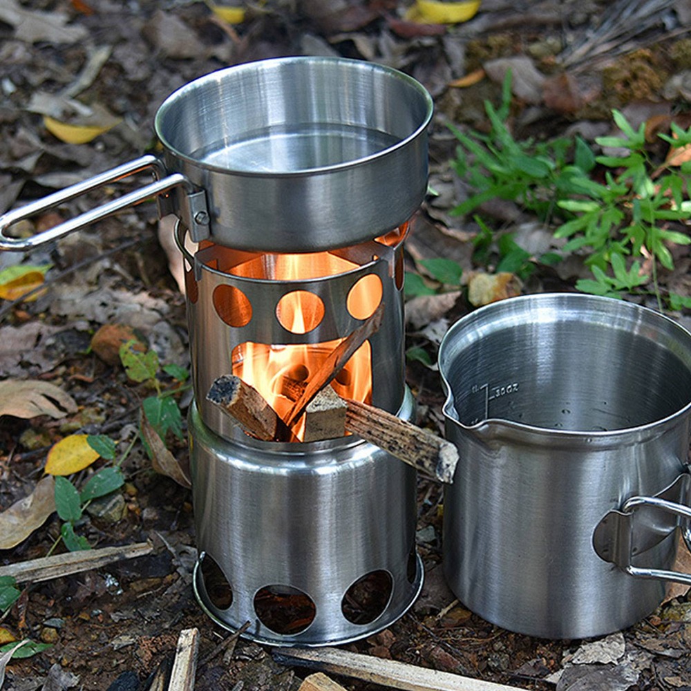 Set di pentole da campeggio in - Camping Cooking Mesh recensione e prezzo