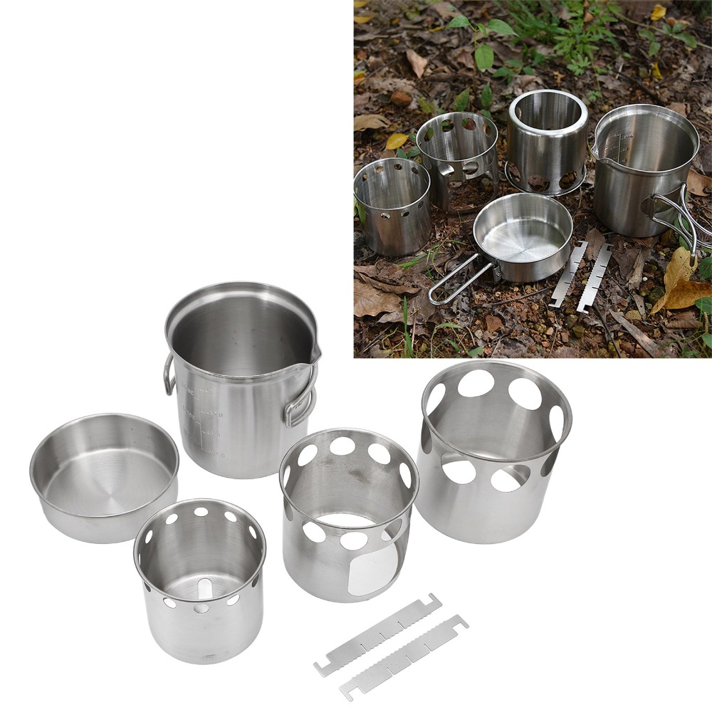 Set di pentole da campeggio in - Camping Cooking Mesh recensione e prezzo