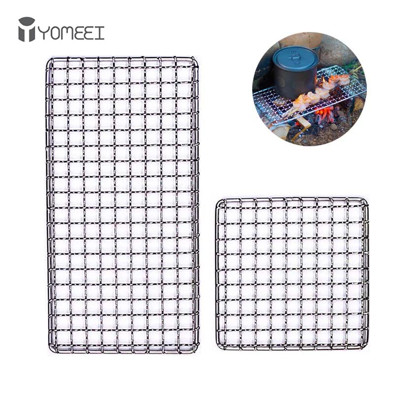 YOMEEI 2 pezzi in acciaio inox - Camping Cooking Mesh recensione e prezzo