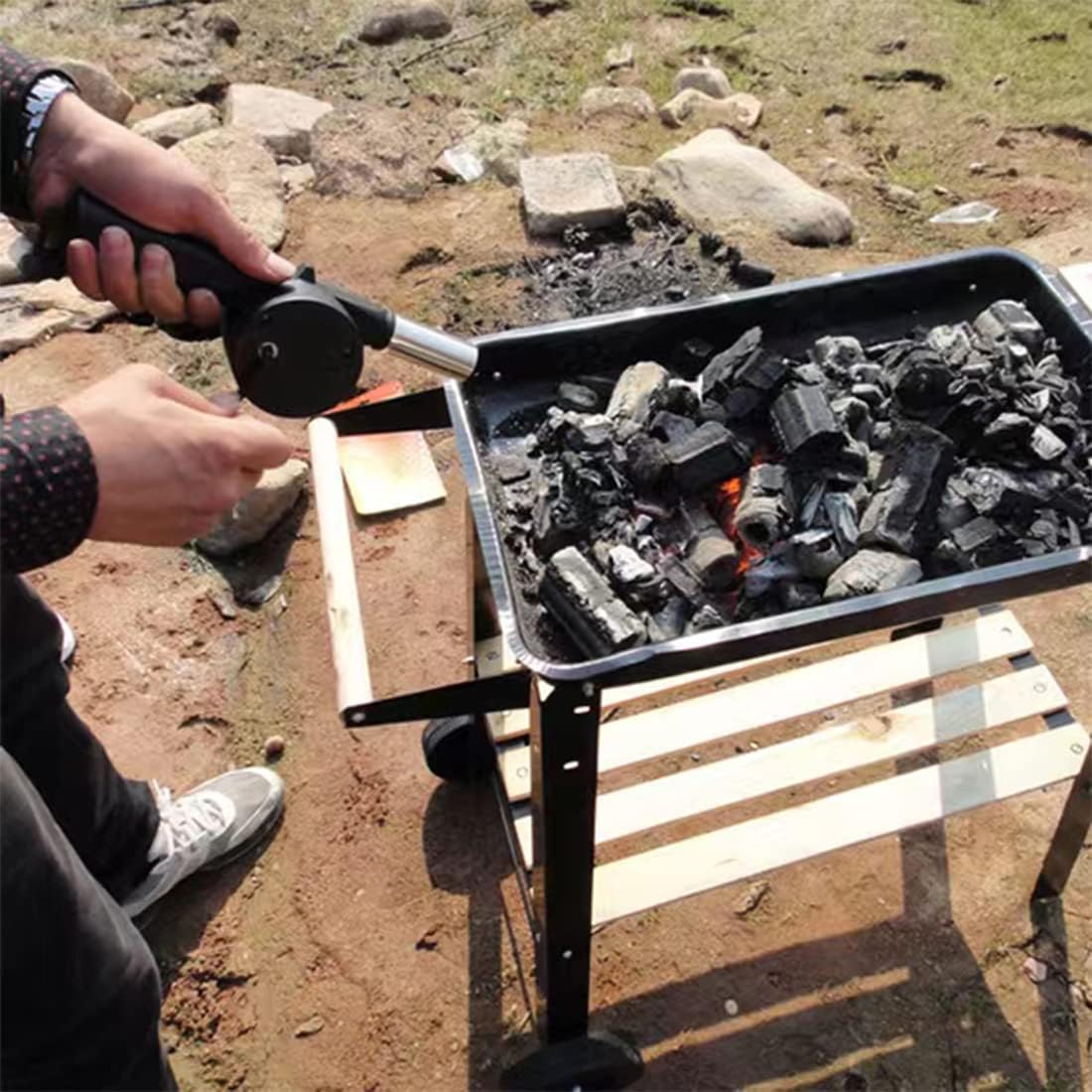 Ventilatore Portatile a Manove - Camping Cooking Trangia recensione e prezzo
