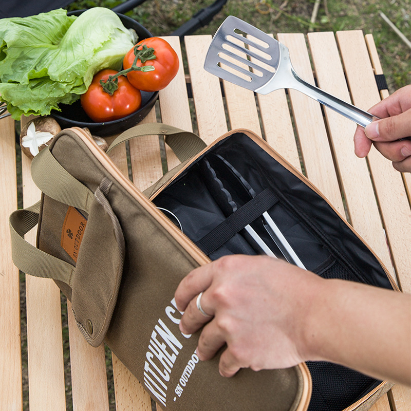 Set da Cucina da Campeggio 8 P - Camping Cooking Set With Bag recensione e prezzo
