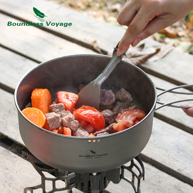 Boundless Voyage Titanium Pent - Camping Cooking Pots And Pans Set recensione e prezzo
