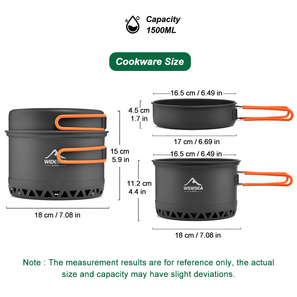 Stoviglie da campeggio Set di  - Camping Outdoor Cooking Set recensione e prezzo