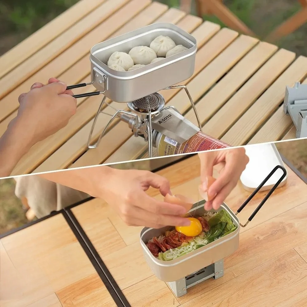 800/1400ML Scatole per il pran - Camping Cooking Tray recensione e prezzo