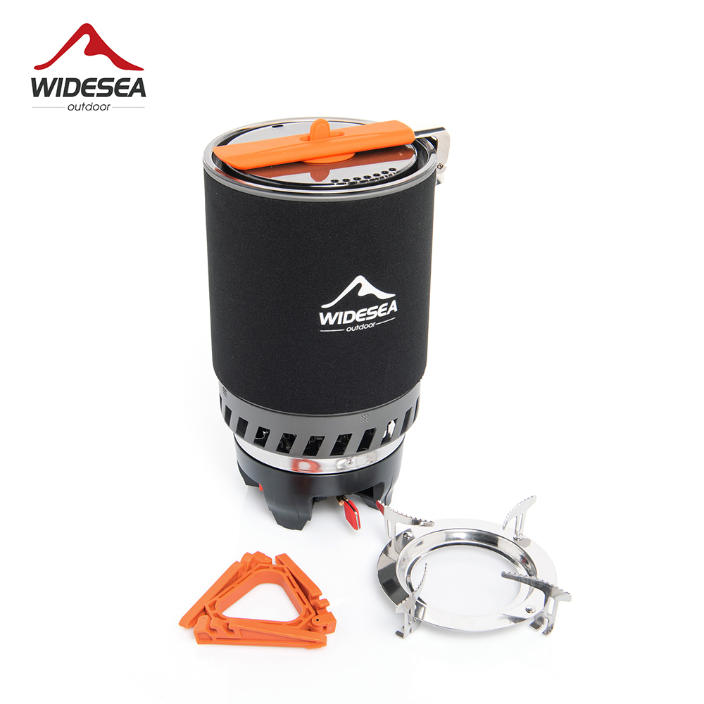 Widesea Sistema di cottura da  - Camping Outdoor Cooking Set recensione e prezzo
