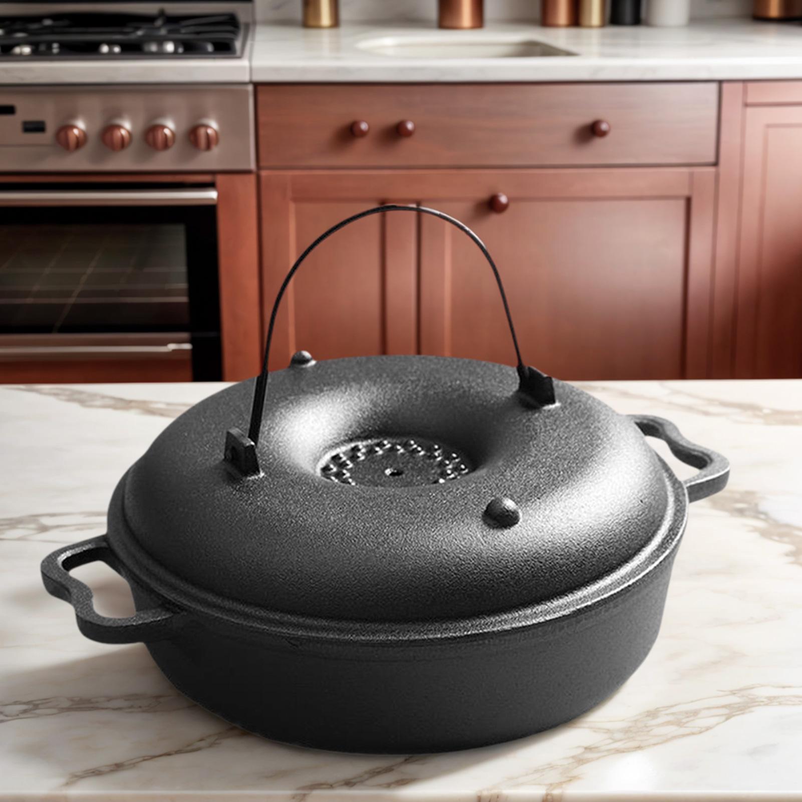 Calderone in ghisa per cucinar - Camping Cooking Dutch Oven recensione e prezzo