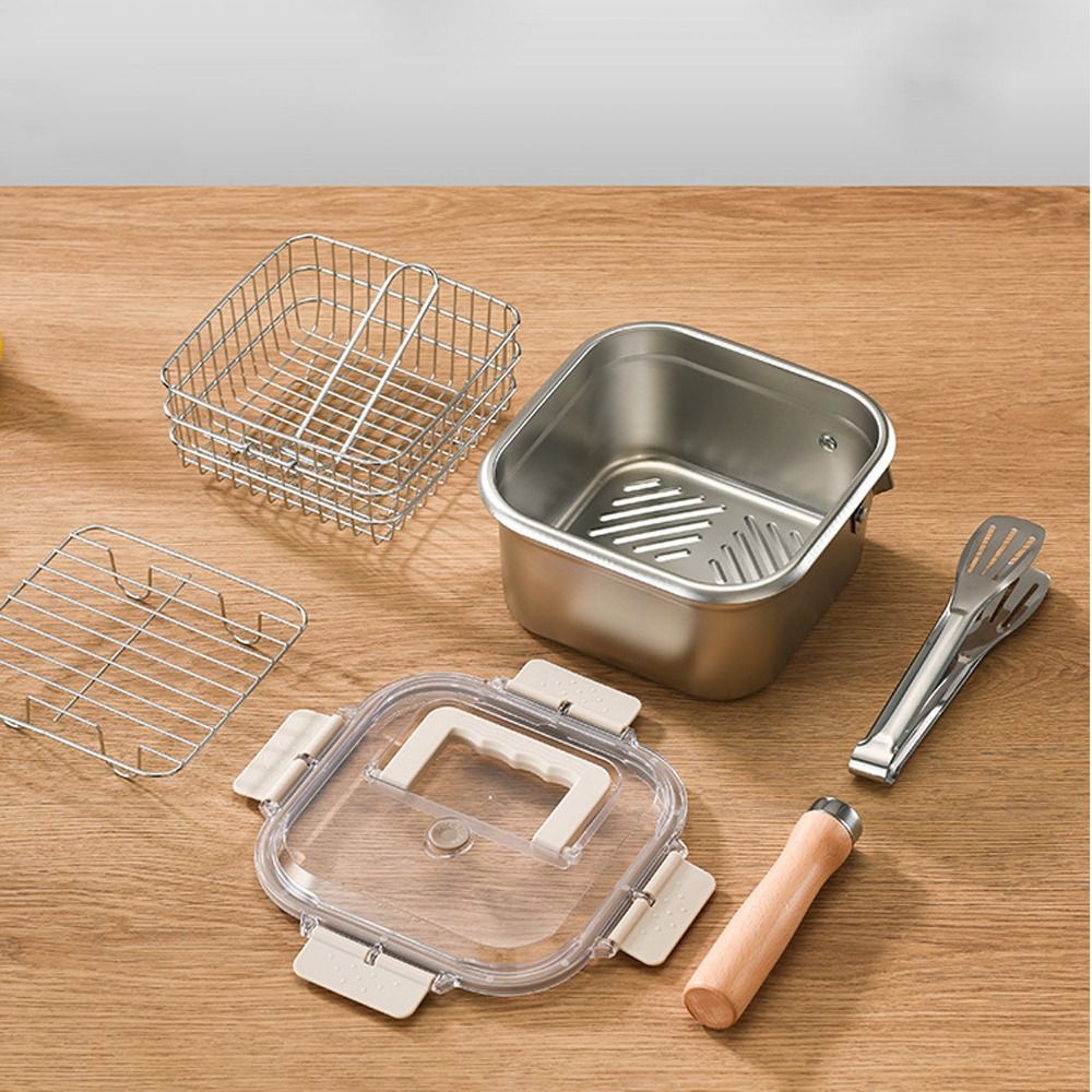 Padella portatile in acciaio i - Camping Cooking Pots And Pans Set recensione e prezzo