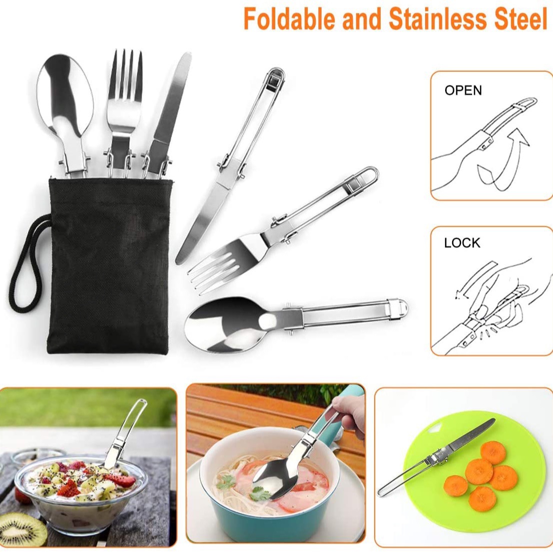 Set Completo da Campeggio per  - Camping Cooking Pots And Pans Set recensione e prezzo