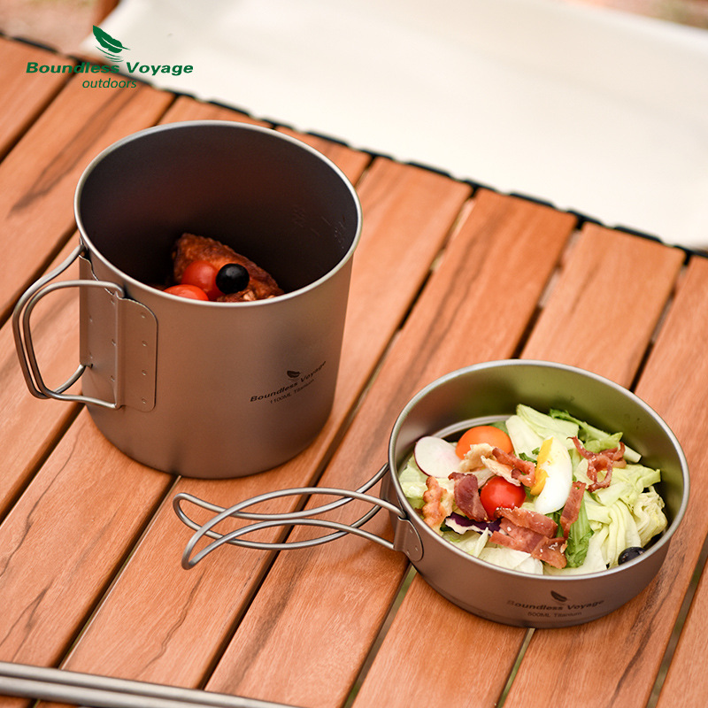 Set di pentole con manico pieg - Camping Cooking Pots And Pans Set recensione e prezzo