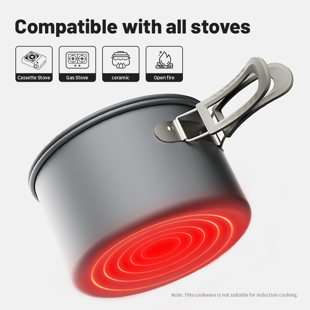 Naturehike Kit di pentole da c - Camping Cooking Set Jetboil recensione e prezzo