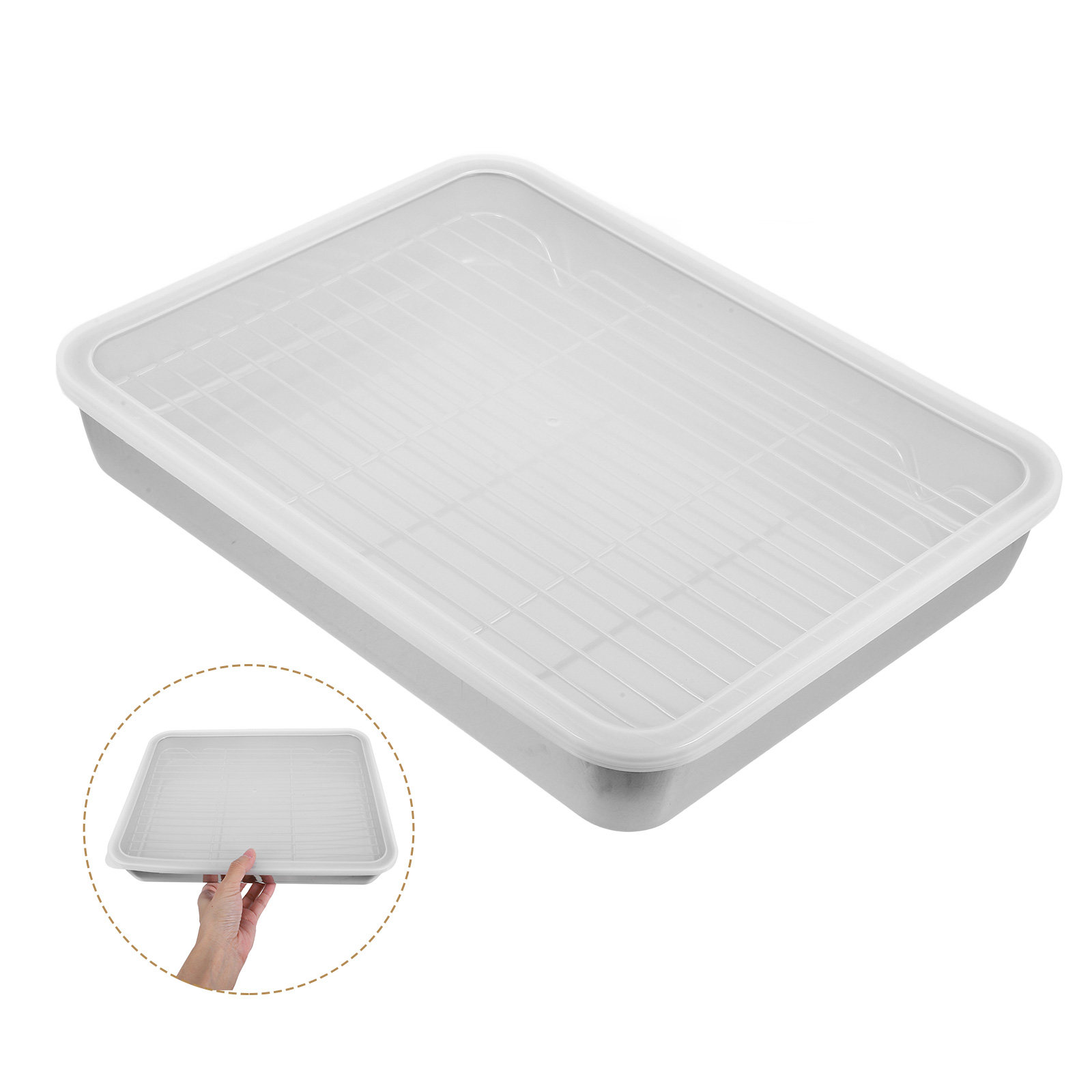 Teglia Rettangolare in Acciaio - Camping Cooking Tray recensione e prezzo