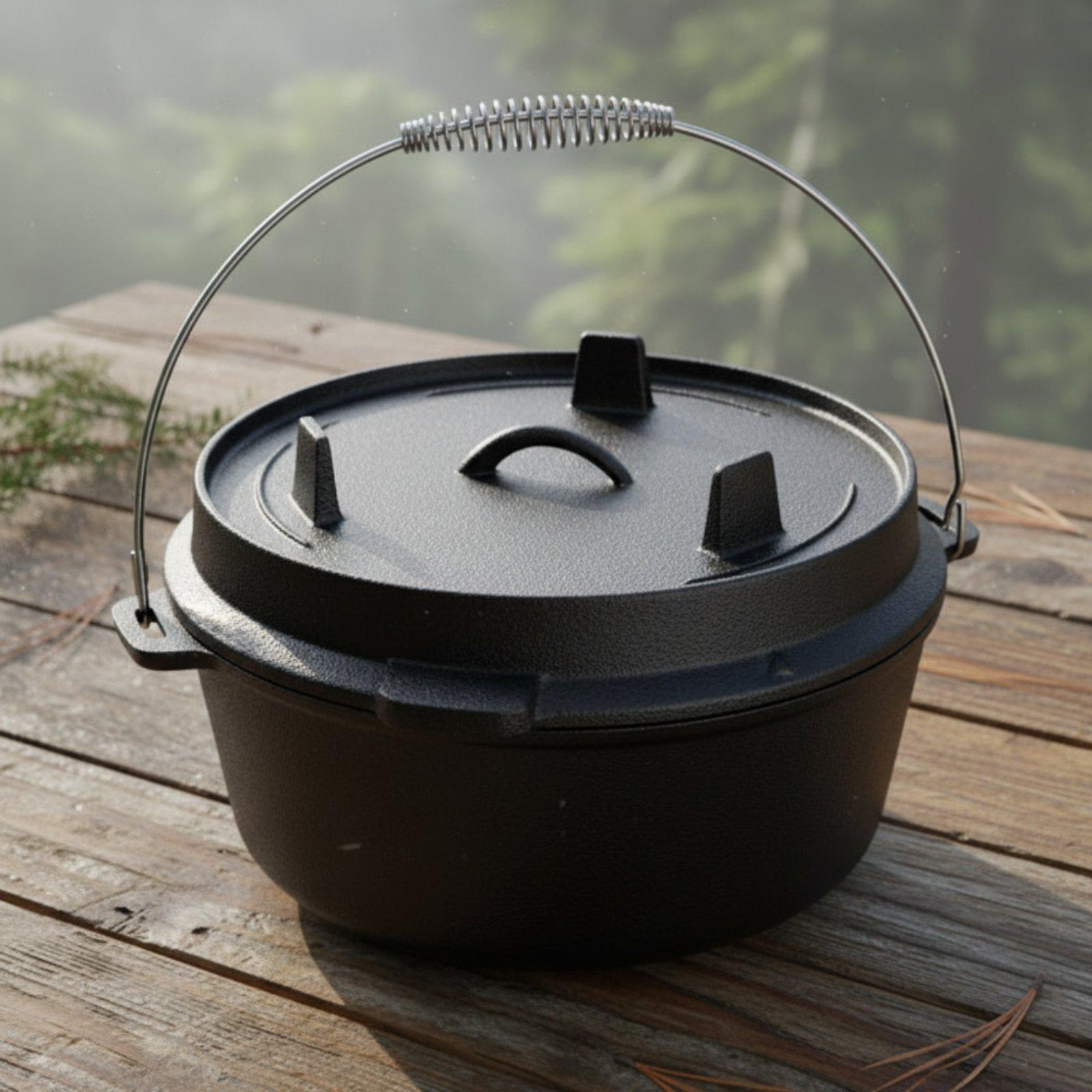 Pentola da campeggio in ghisa  - Camping Cooking Dutch Oven recensione e prezzo