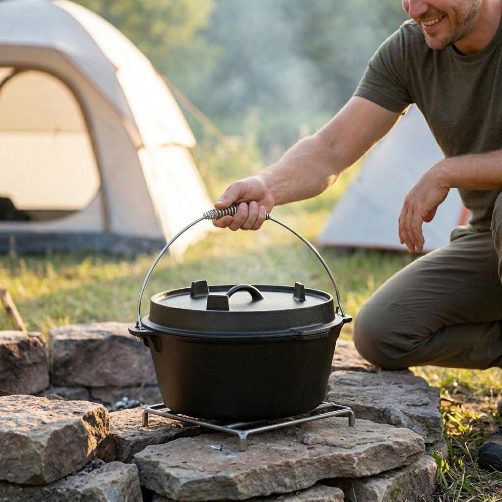 Pentola da campeggio in ghisa  - Camping Cooking Dutch Oven recensione e prezzo