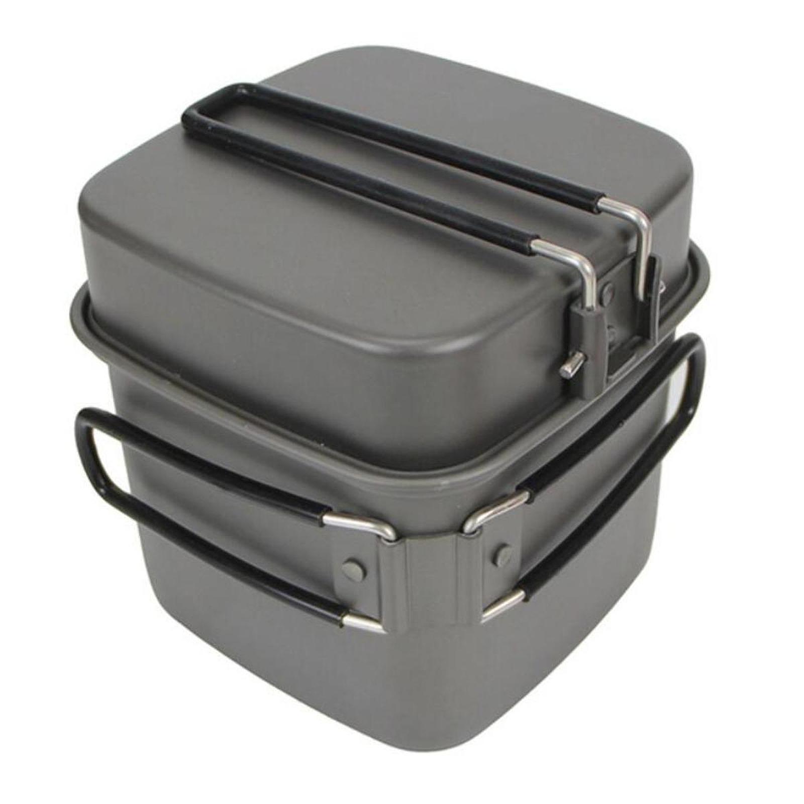 Set di Pentole da Campeggio, P - Camping Cooking Pots And Pans Set recensione e prezzo