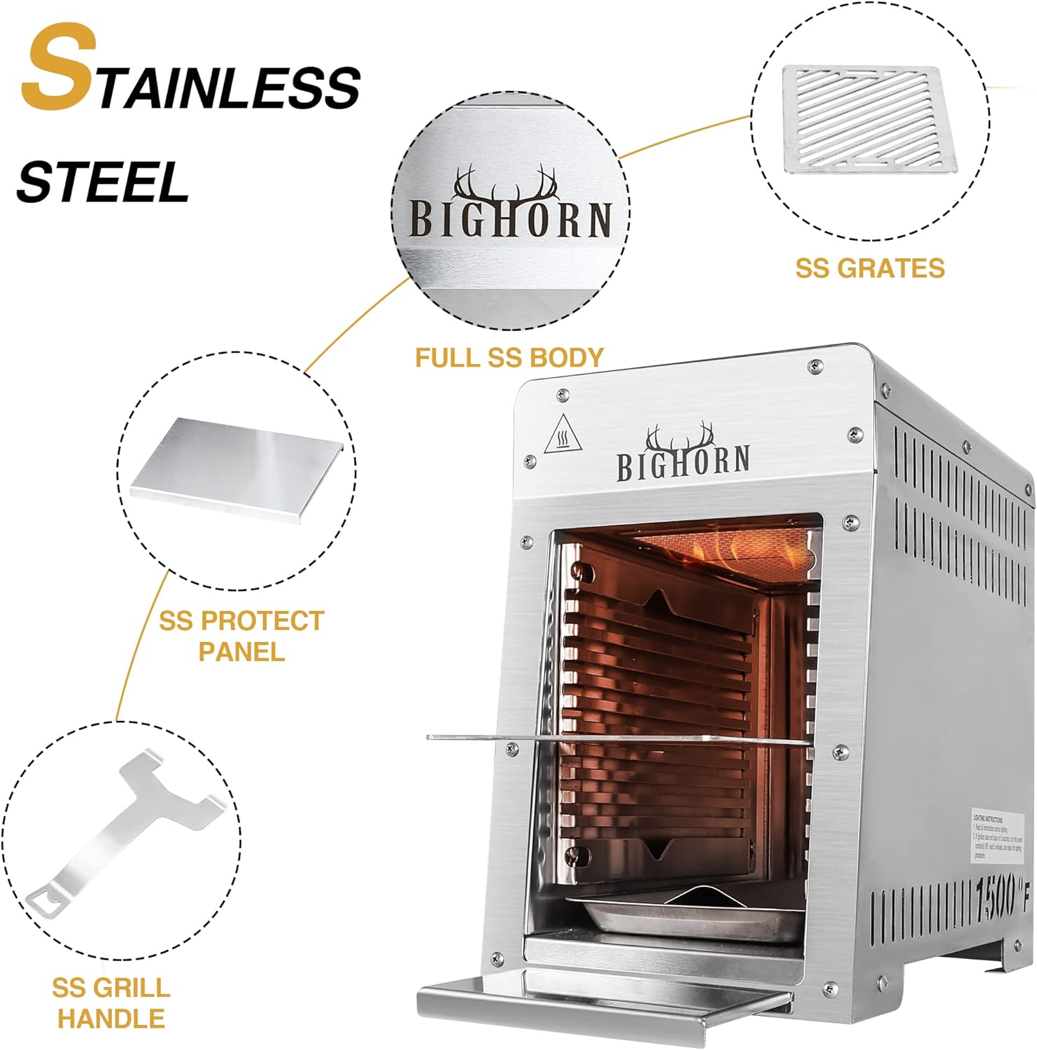 Griglia a Gas Propano Portatil - Camping Cooking Broiler recensione e prezzo