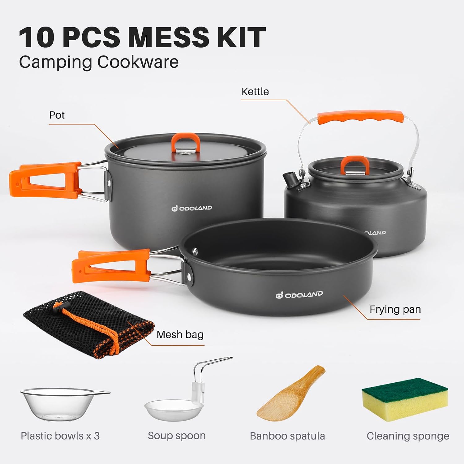 Odoland Set di 10 Pezzi di Pen - Camping Cooking Trangia recensione e prezzo