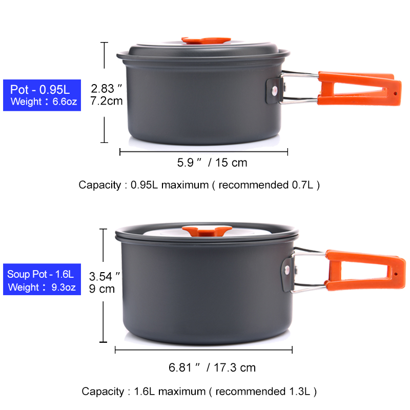 Widesea Set di pentole da camp - Camping Cooking Trangia recensione e prezzo