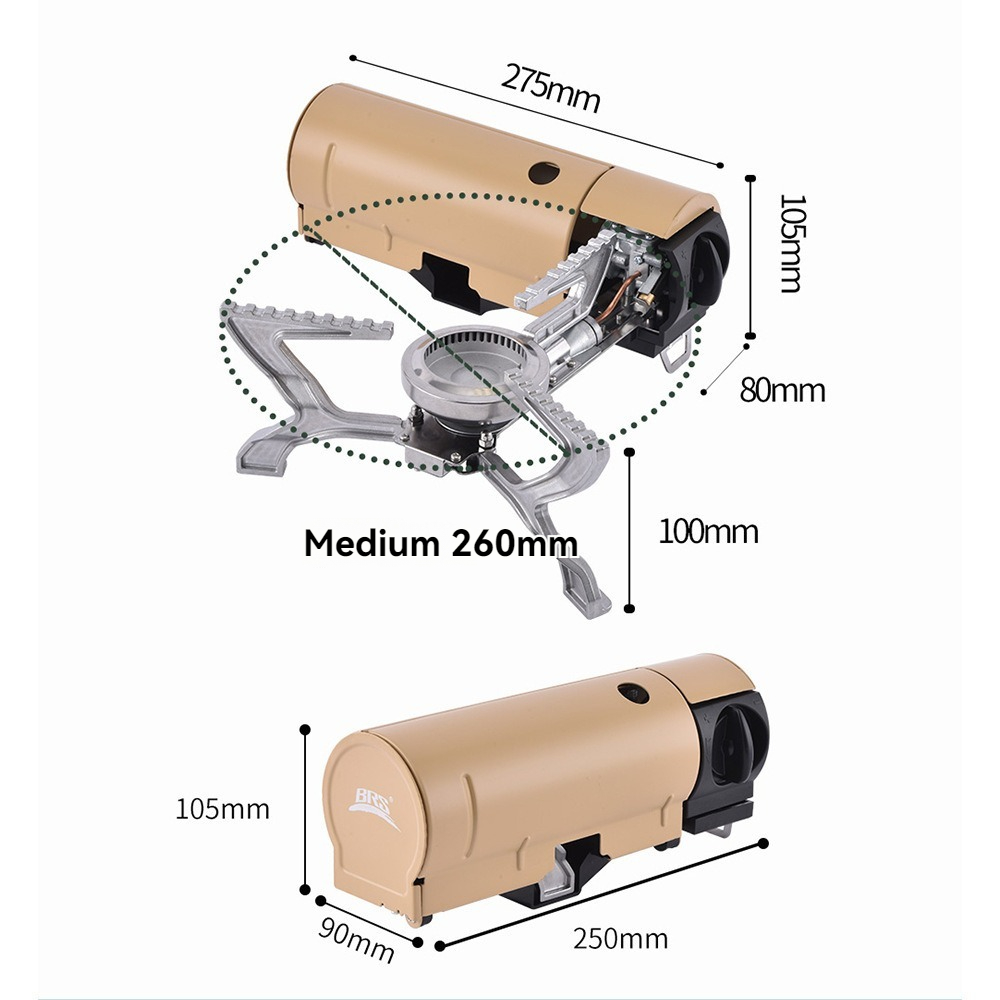 BRS-99 Camping Outdoor Cassett - Cooking On Camping Stove recensione e prezzo