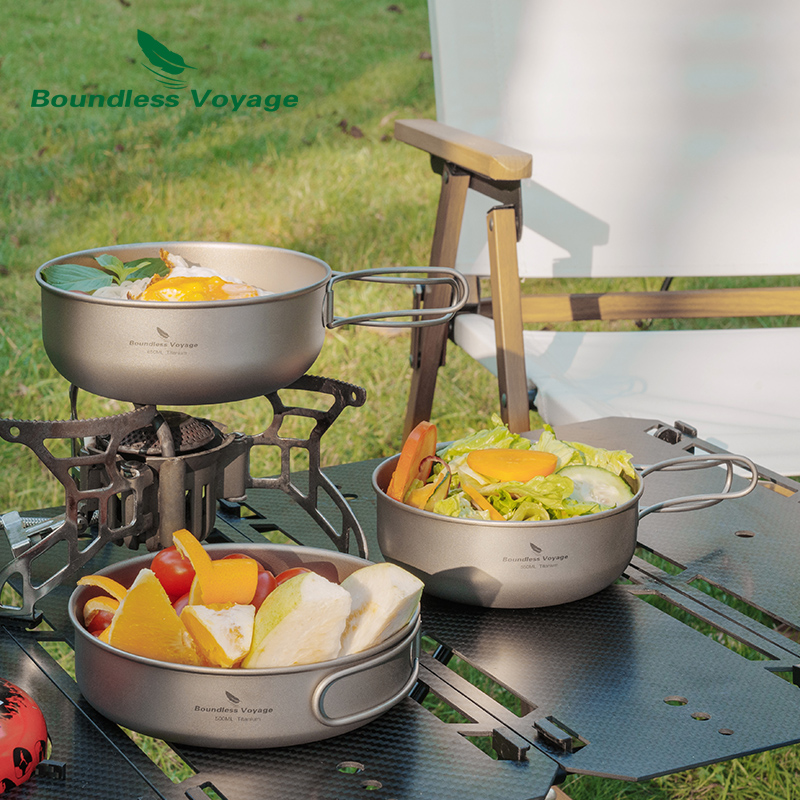 Set da Cucina in Titanio Bound - Camping Cooking Pots And Pans Set recensione e prezzo