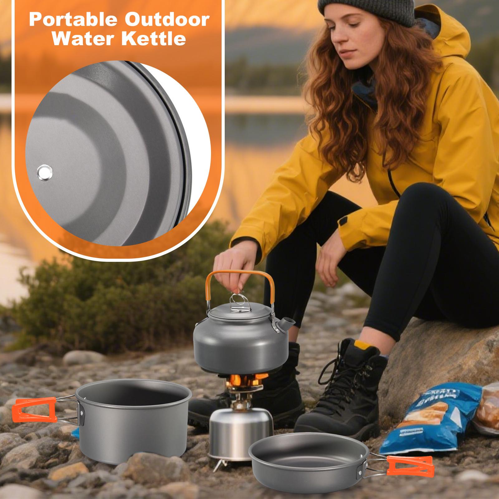 Pentole da campeggio Set di pe - Camping Cooking Pots And Pans Set recensione e prezzo