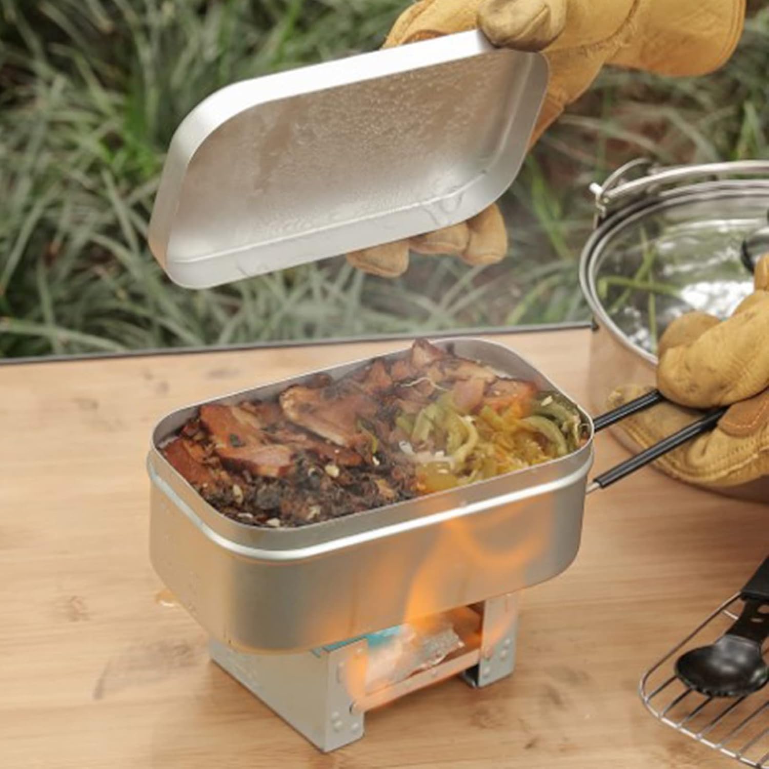 Maniglia pieghevole per Bento  - Camping Outdoor Cooking Set recensione e prezzo