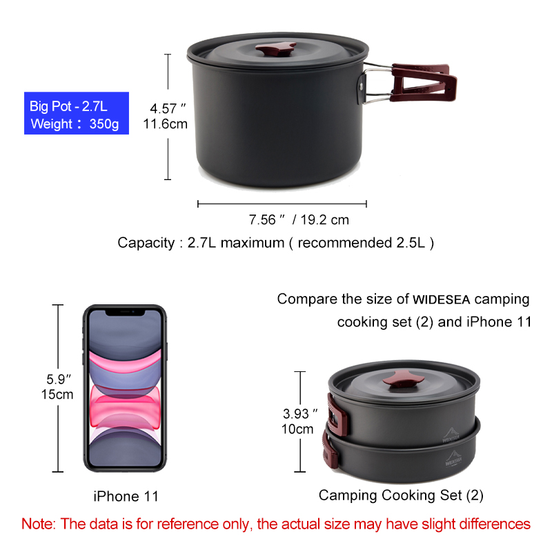 Widesea Set di pentole da camp - Camping Cooking Trangia recensione e prezzo