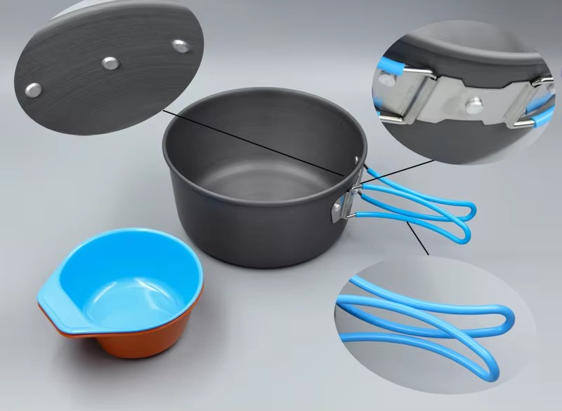 Pentole da campeggio Zaino in  - Camping Cooking Pots And Pans Set recensione e prezzo