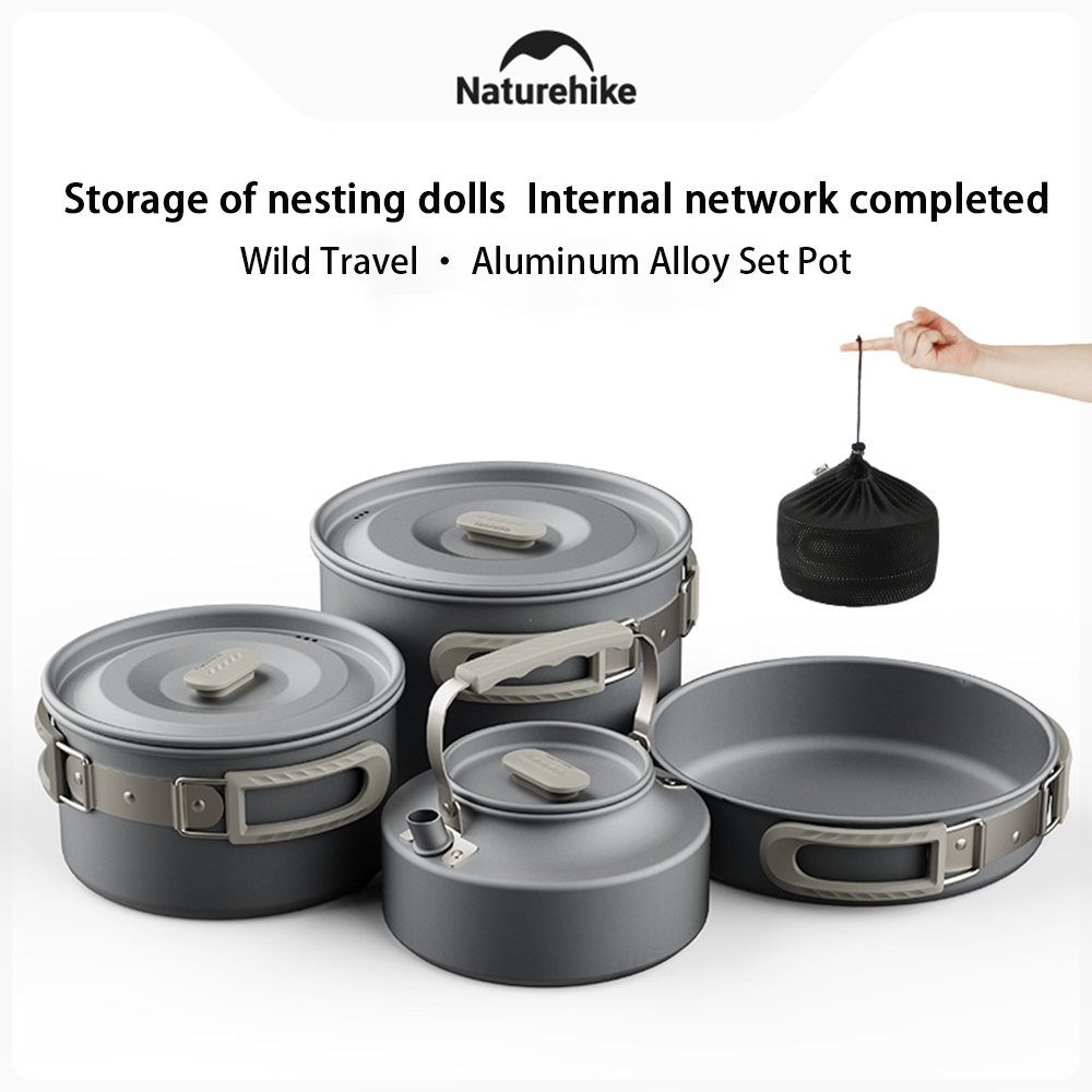 Naturehike Set di pentole da e - Camping Outdoor Cooking Set recensione e prezzo