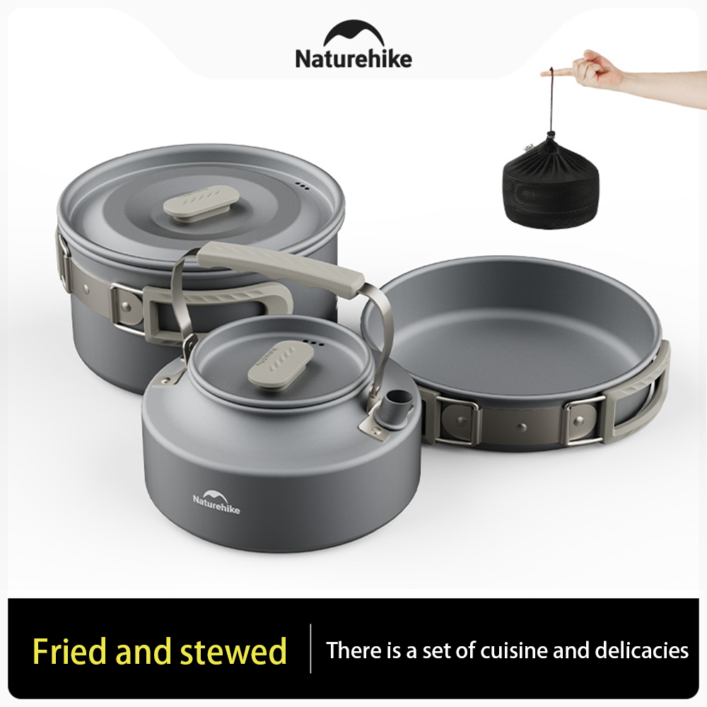Naturehike Set di pentole da e - Camping Outdoor Cooking Set recensione e prezzo