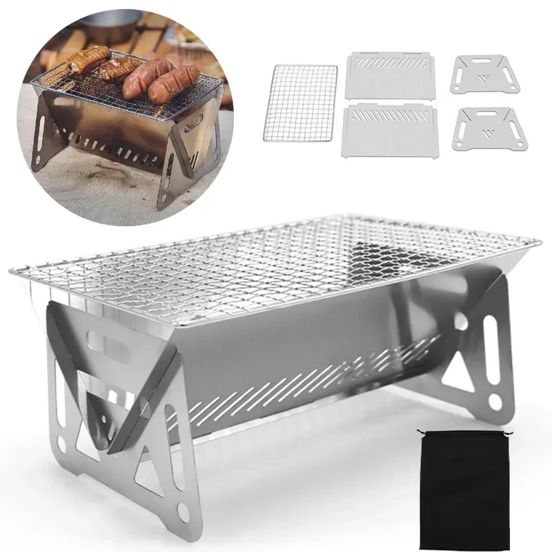 Griglia Portatile Pieghevole p - Camping Cooking Mesh recensione e prezzo