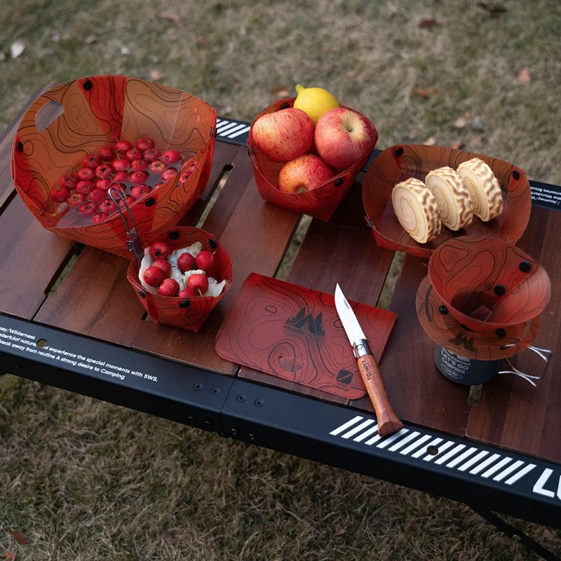 Stoviglie da campeggio pieghev - Camping Cooking Tray recensione e prezzo