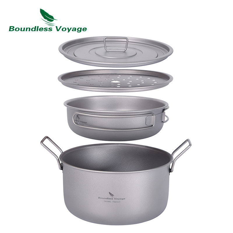 Boundless Voyage Camping Pento - Camping Cooking Pots And Pans Set recensione e prezzo